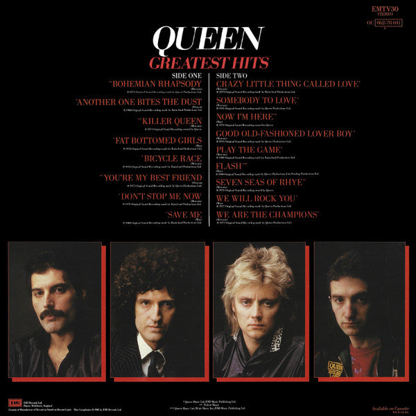 Queen : Greatest Hits (LP, Comp, No )