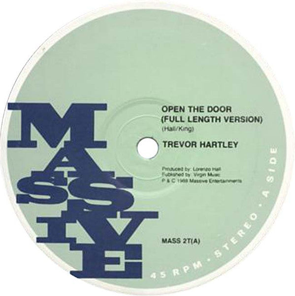 Trevor Hartley : Open The Door / Feel So Fine (12", Single)