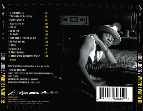 Donell Jones : Where I Wanna Be (CD, Album)