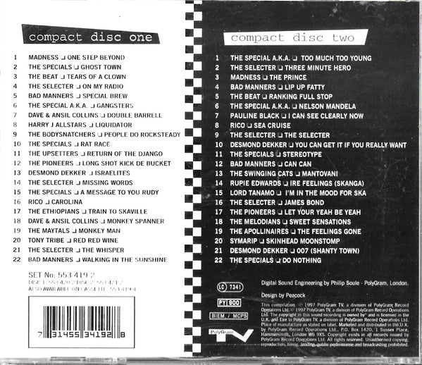 Various : The No.1 Ska Album - The Ultimate Ska Collection (2xCD, Comp)