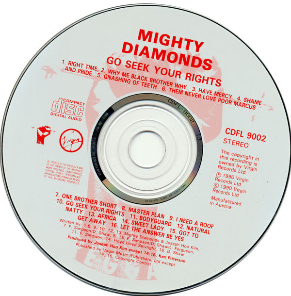 The Mighty Diamonds : Go Seek Your Rights (CD, Comp, RM)