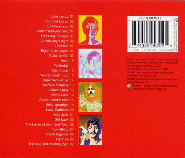 The Beatles : 1 (CD, Comp, Mono, RM, EMI)