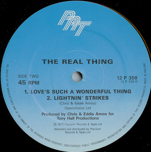 The Real Thing : Can You Feel The Force ('86 Mix) (12", Single)