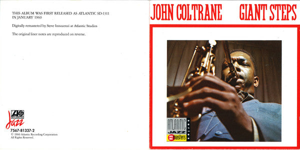 John Coltrane : Giant Steps (CD, Album, RE, RM)