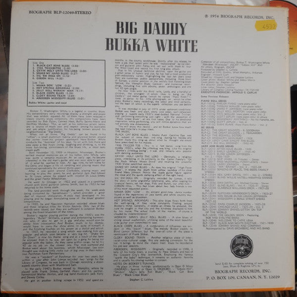 Bukka White : Big Daddy (LP, Album)