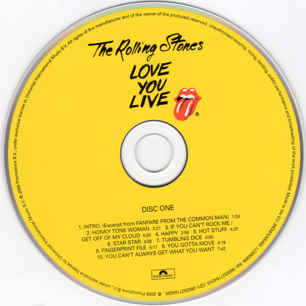 The Rolling Stones : Love You Live (2xCD, Album, RE, RM)