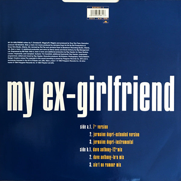 Tony! Toni! Toné! : My Ex-Girlfriend (12")