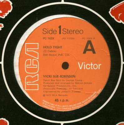 Vicki Sue Robinson : Hold Tight (12", Single)