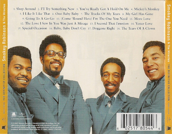 Smokey Robinson & The Miracles* : The Definitive Collection (CD, Comp)