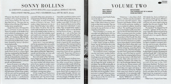 Sonny Rollins : Volume Two (CD, Album, RE, RM, EMI)