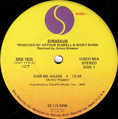 Dinosaur : Kiss Me Again (12")