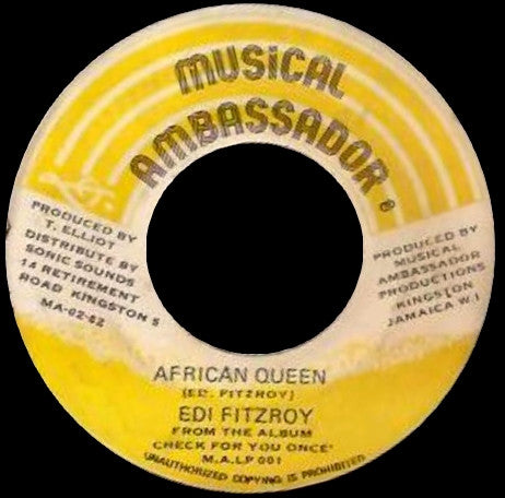 Edi Fitzroy : African Queen (7")