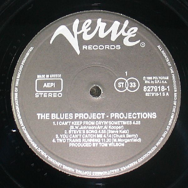 The Blues Project : Projections (LP, Album, RE)