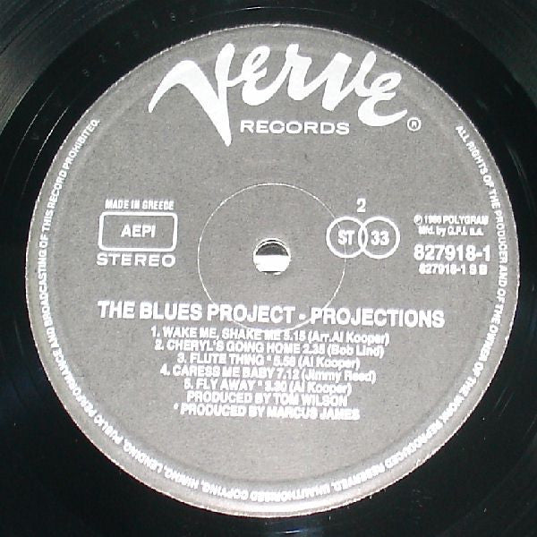 The Blues Project : Projections (LP, Album, RE)