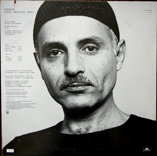 Paul Motian Trio : Dance (LP, Album)