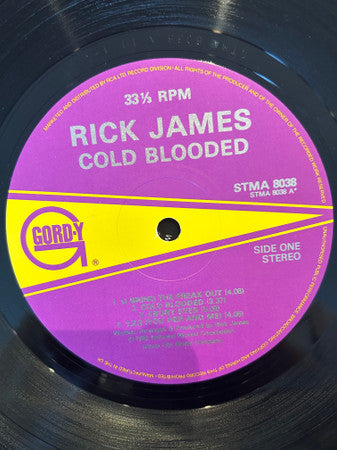 Rick James : Cold Blooded (LP, Album)