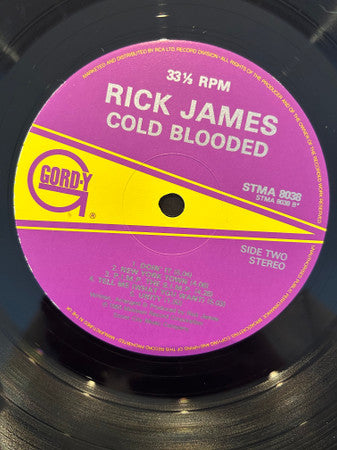 Rick James : Cold Blooded (LP, Album)