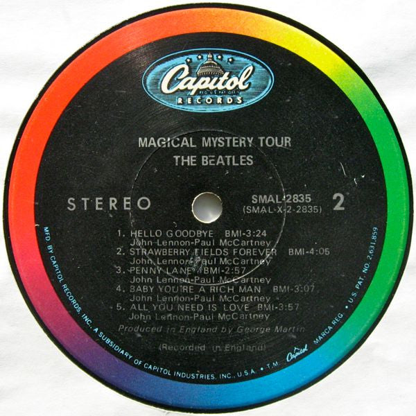 The Beatles : Magical Mystery Tour (LP, Album, RE, Scr)