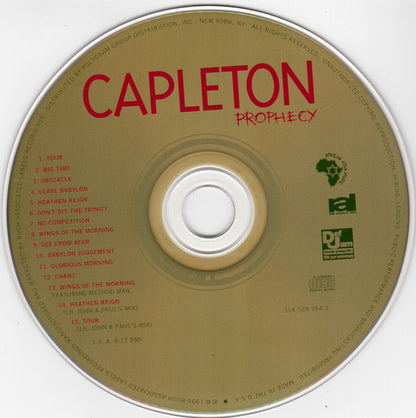 Capleton : Prophecy (CD, Album)