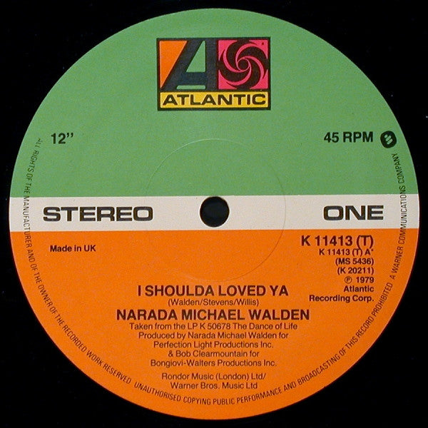 Narada Michael Walden : I Shoulda Loved Ya (12")