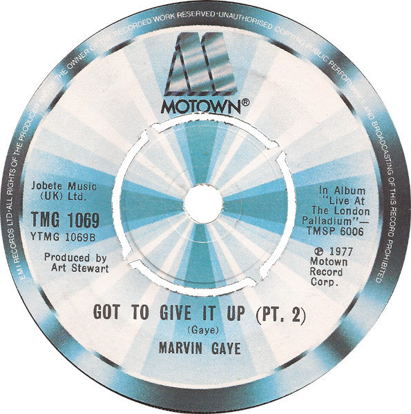 Marvin Gaye : Got To Give It Up (7", Single)