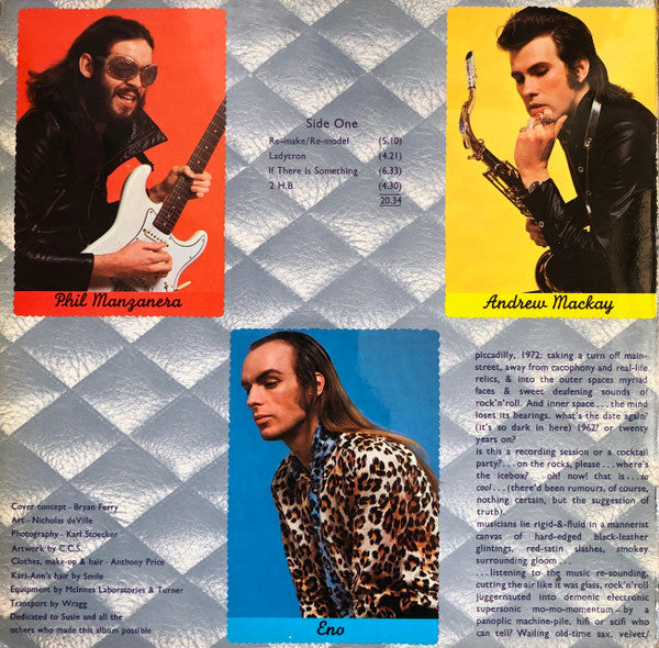 Roxy Music : Roxy Music (LP, Album, Gat)