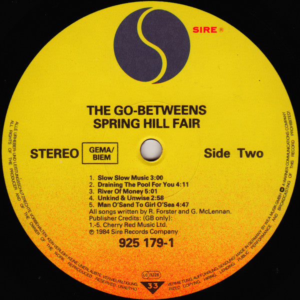 The Go-Betweens : Spring Hill Fair (LP, Album)