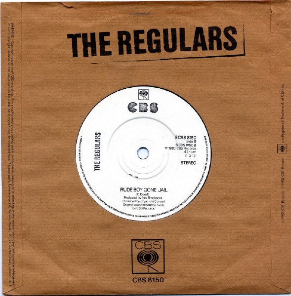 The Regulars : Don't Stay Out Late / Rude Boy Gone Jail (7", Single)