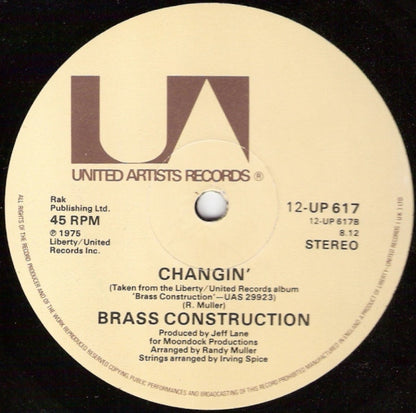 Brass Construction : Movin' / Changin' (12")