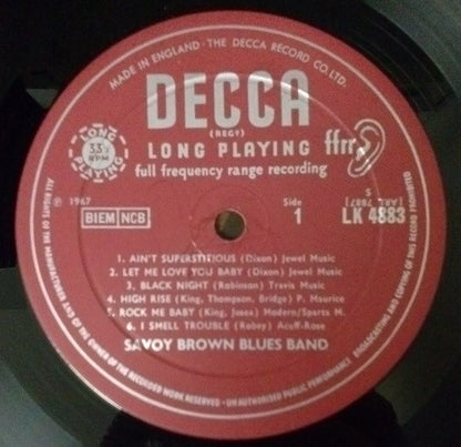 Savoy Brown Blues Band* : Shake Down (LP, Album, Mono)