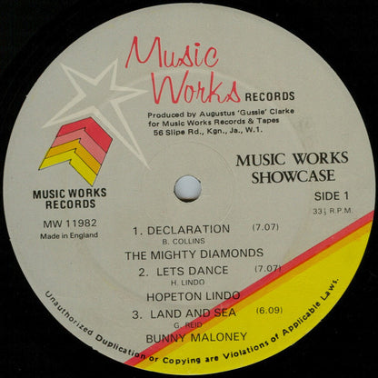 Various : Music Works Showcase (LP, Comp)