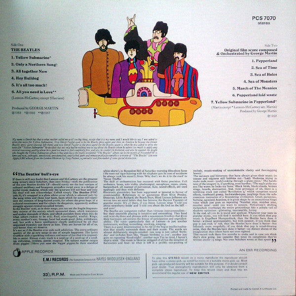 The Beatles : Yellow Submarine (LP, Album, RE)