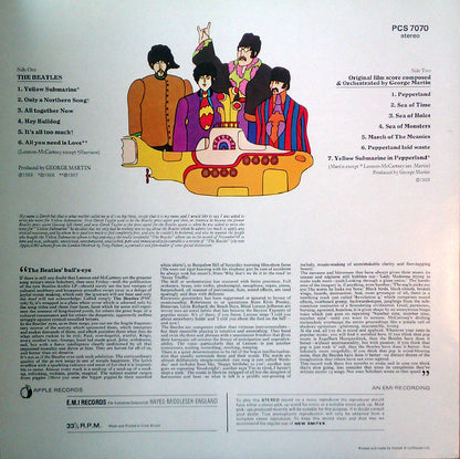 The Beatles : Yellow Submarine (LP, Album, RE)