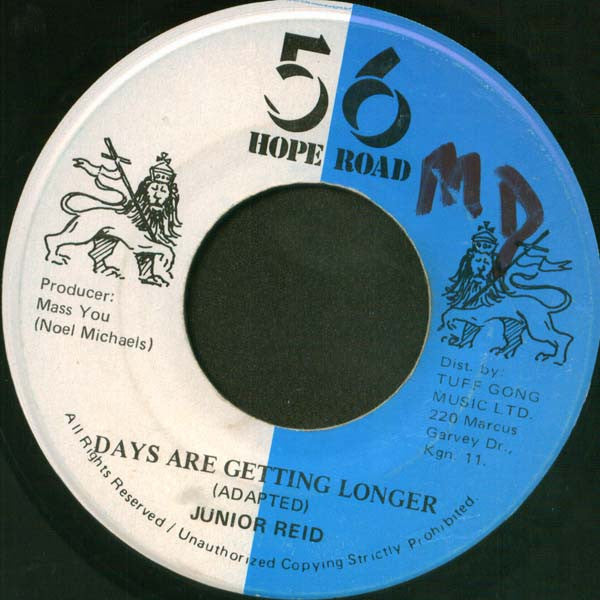 Junior Reid : Days Are Getting Longer (7")