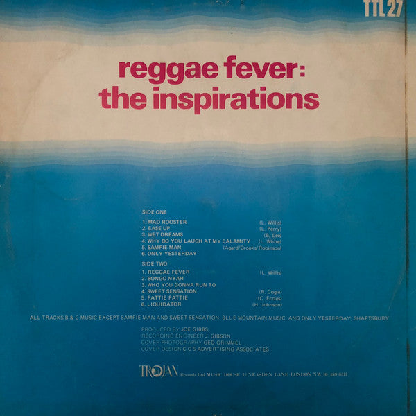 The Inspirations : Reggae Fever (LP, Album)