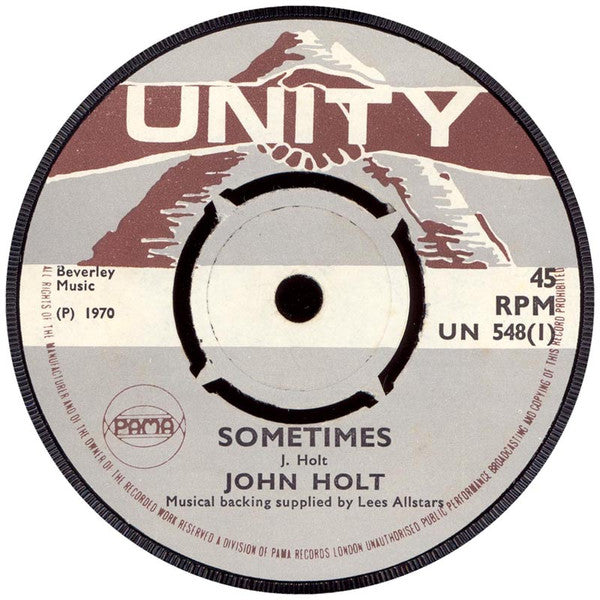 John Holt / Bunny Lee Allstars* : Sometimes (7")