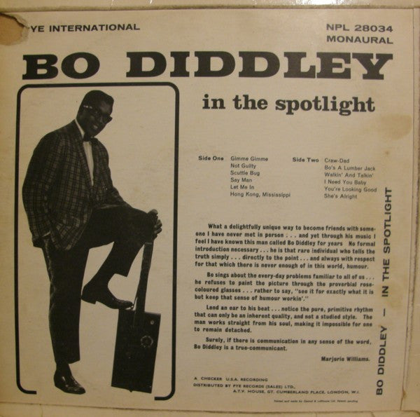 Bo Diddley : In The Spotlight (LP, Album, Mono, RE)