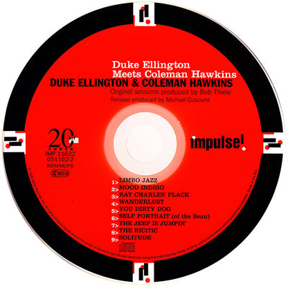 Duke Ellington Meets Coleman Hawkins : Duke Ellington Meets Coleman Hawkins (CD, Album, RE, RM)