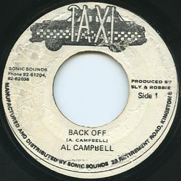 Al Campbell : Back Off (7", Single)