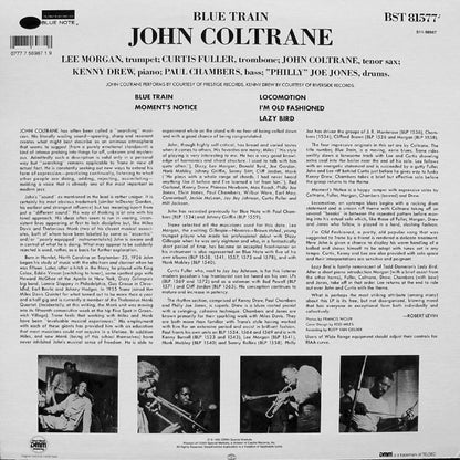 John Coltrane : Blue Train (LP, Album, RE, RM)