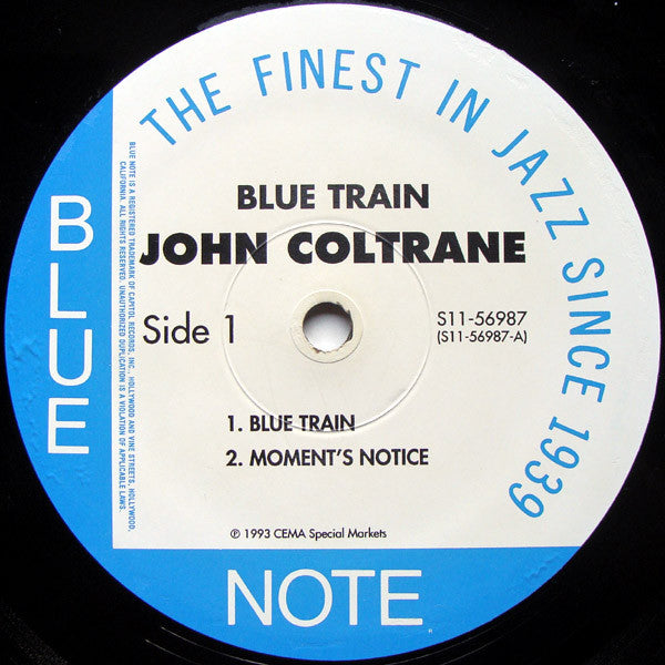 John Coltrane : Blue Train (LP, Album, RE, RM)