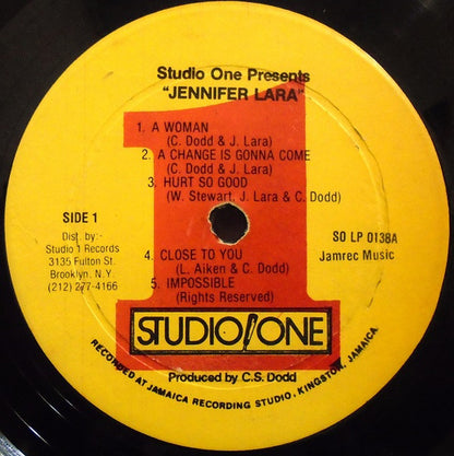 Jennifer Lara : Studio One Presents Jennifer Lara (LP, Album)