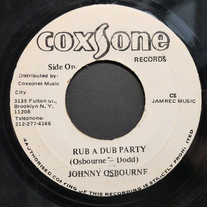 Johnny Osbourne : Rub A Dub Party (7")