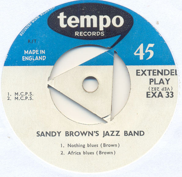 Sandy Brown's Jazz Band : African Queen (7", EP)