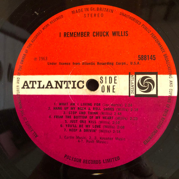 Chuck Willis : I Remember Chuck Willis (LP, Comp)