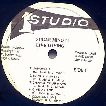 Sugar Minott : Live Loving (LP, Album, RE)