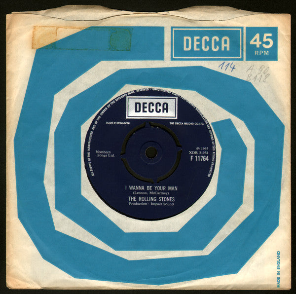 The Rolling Stones : I Wanna Be Your Man (7", Single, RE)