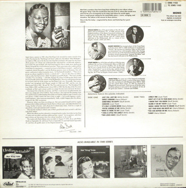 Nat 'King' Cole And His Trio* : After Midnight (LP, Album, Mono, RE, RM)