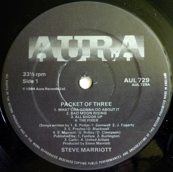 Steve Marriott : Packet Of Three (LP, Album)