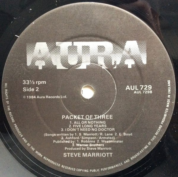 Steve Marriott : Packet Of Three (LP, Album)